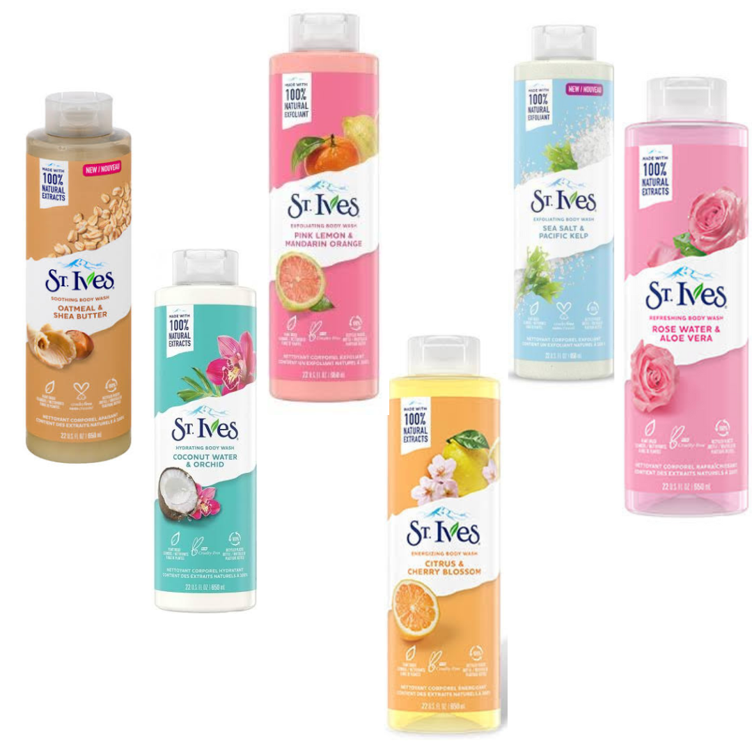 St. Ives Body Wash Range
