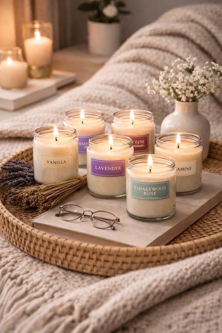Aromatherapy Candle Sety