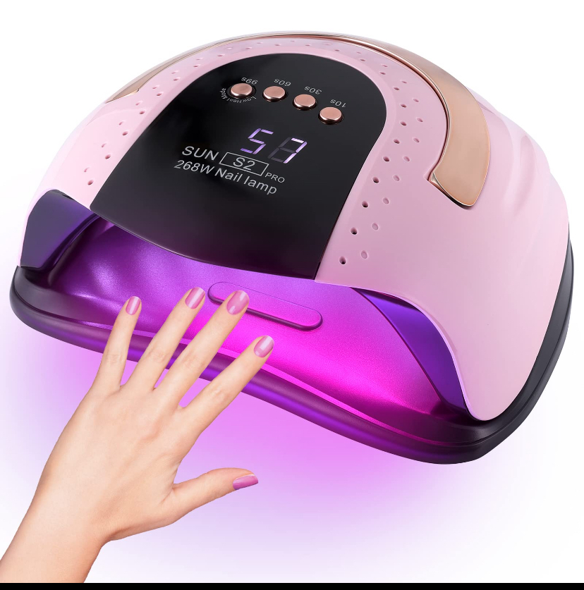 SUN 268W UV/LED Nail Lamp (With Top LED Light)